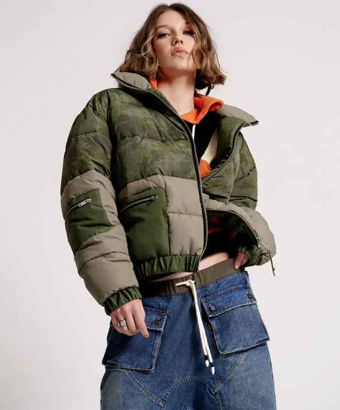 One Teaspoon Jackets DIRTEE LOVE CAMO PUFFA JACKET 8211 Women One Teaspoon Jackets DIRTEE LOVE CAMO PUFFA JACKET 8211 Women