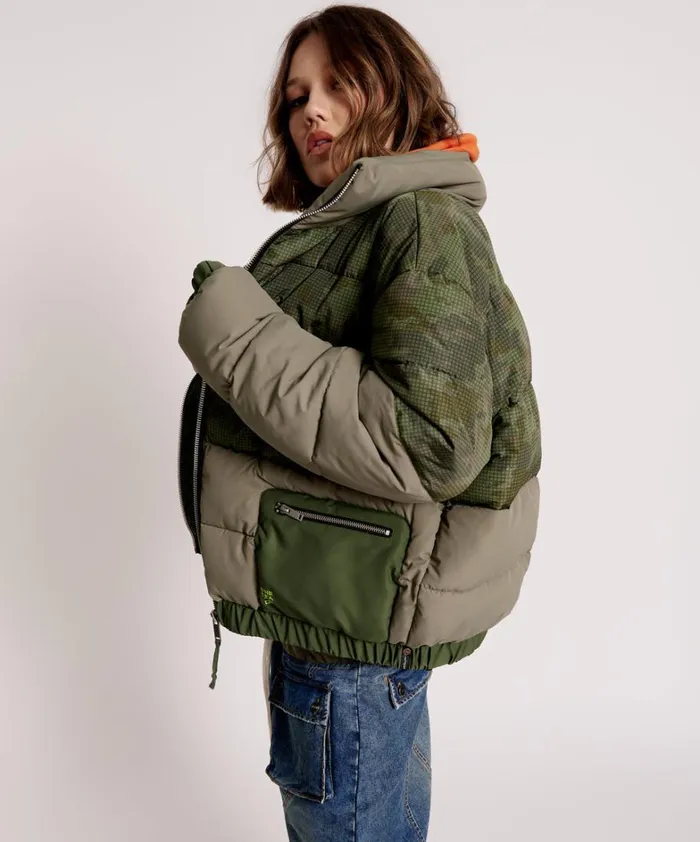 One Teaspoon Jackets DIRTEE LOVE CAMO PUFFA JACKET 8211 Women One Teaspoon Jackets DIRTEE LOVE CAMO PUFFA JACKET 8211 Women