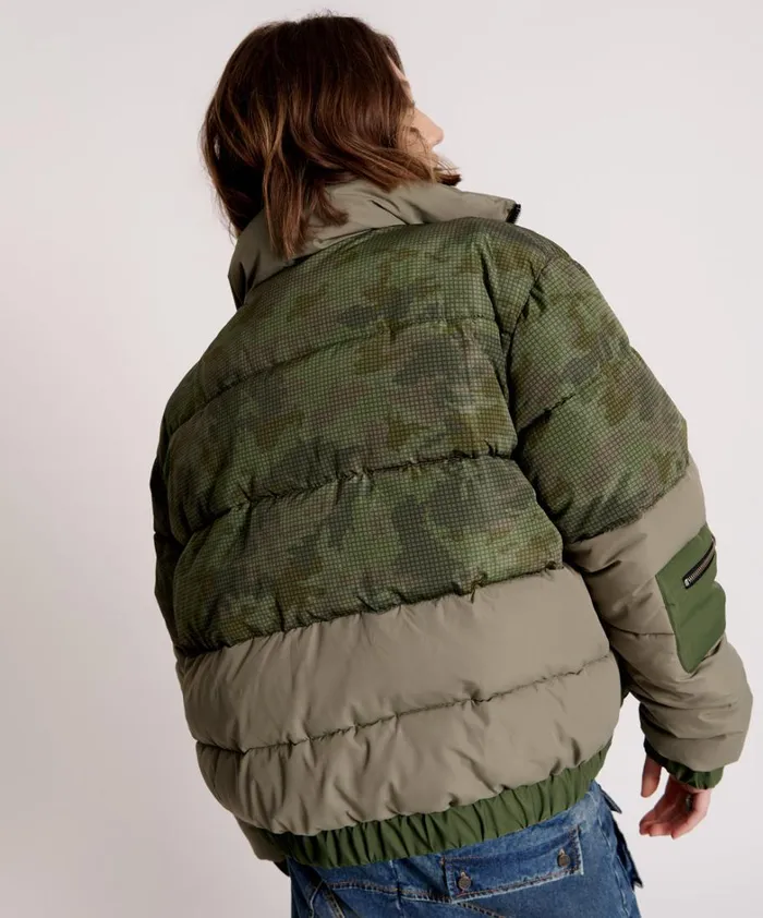 One Teaspoon Jackets DIRTEE LOVE CAMO PUFFA JACKET 8211 Women One Teaspoon Jackets DIRTEE LOVE CAMO PUFFA JACKET 8211 Women
