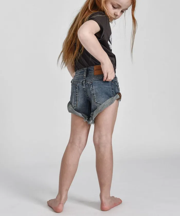 One Teaspoon Kids KIDS SUPERSTAR BANDITS DENIM SHORT 8211 Kids One Teaspoon Kids KIDS SUPERSTAR BANDITS DENIM SHORT 8211 Kids