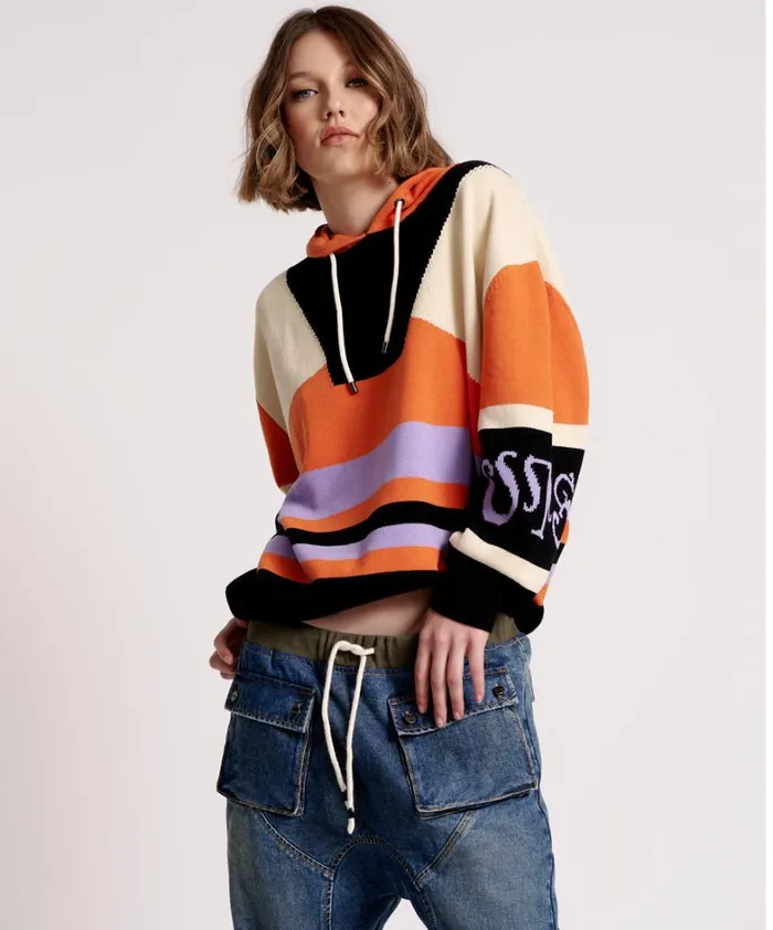One Teaspoon Knitwear OTS REACTIVE KNIT HOODY 8211 Women One Teaspoon Knitwear OTS REACTIVE KNIT HOODY 8211 Women