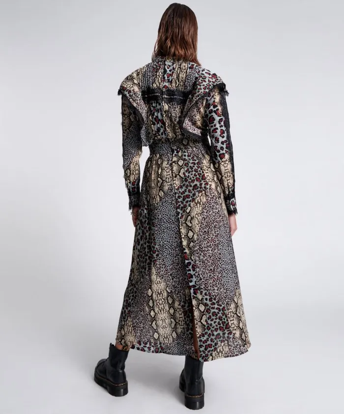 One Teaspoon Midi and Maxi Dresses PUNK PYTHON METAL ADVENTURE DRESS MULTI 8211 Women One Teaspoon Midi and Maxi Dresses PUNK PYTHON METAL ADVENTURE DRESS MULTI 8211 Women
