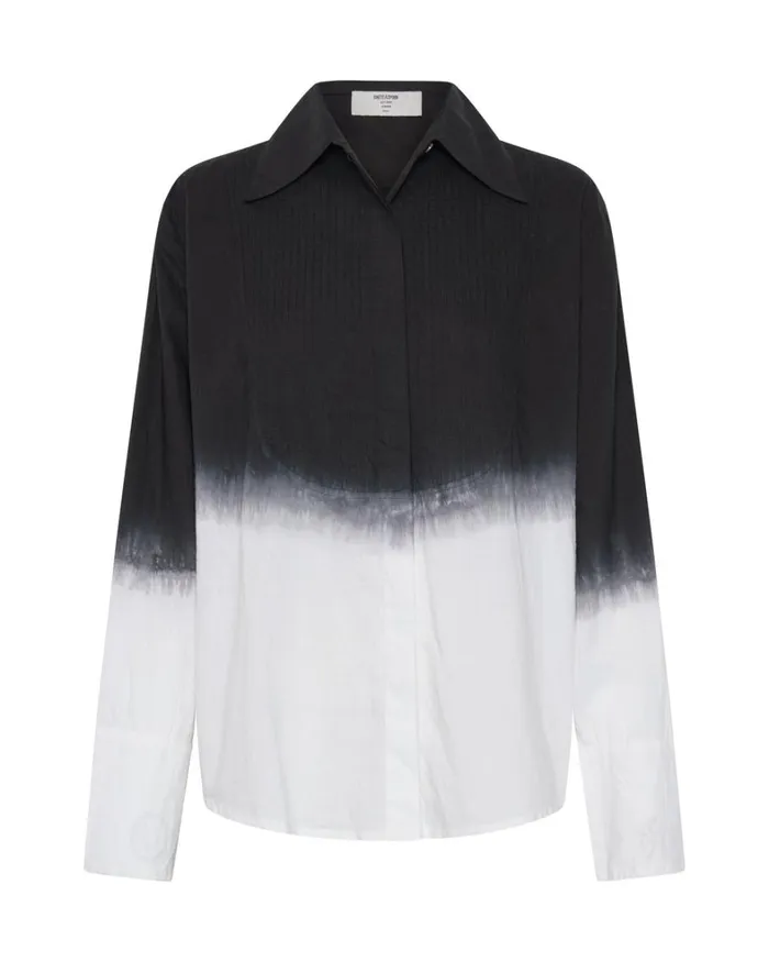 One Teaspoon Shirts FADE OUT TUXEDO SHIRT 8211 Women