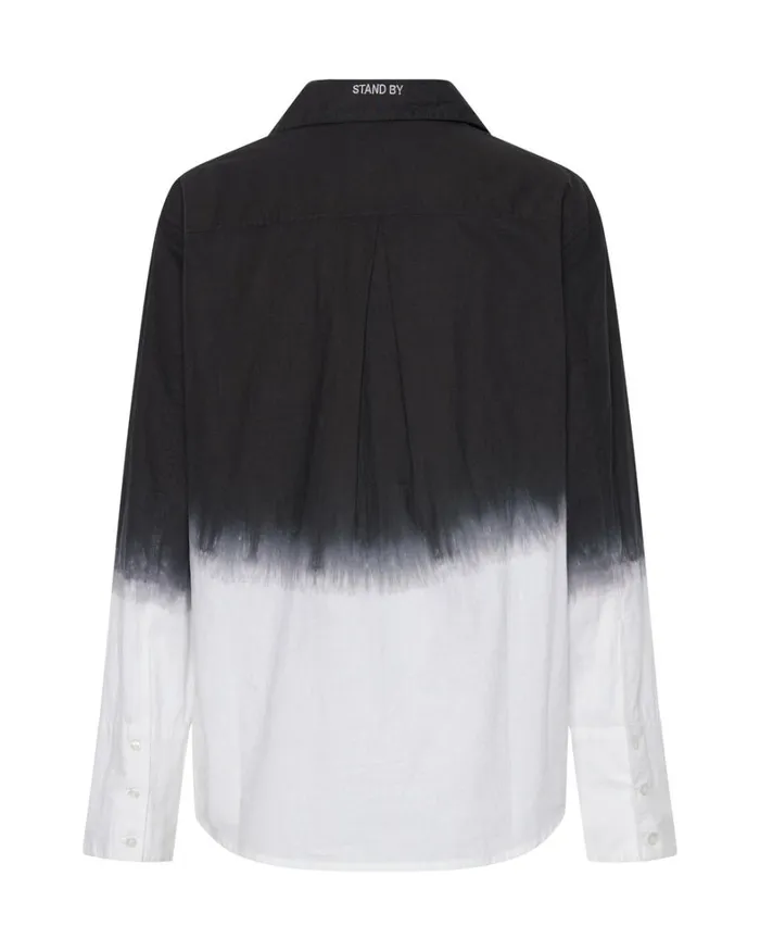 One Teaspoon Shirts FADE OUT TUXEDO SHIRT 8211 Women