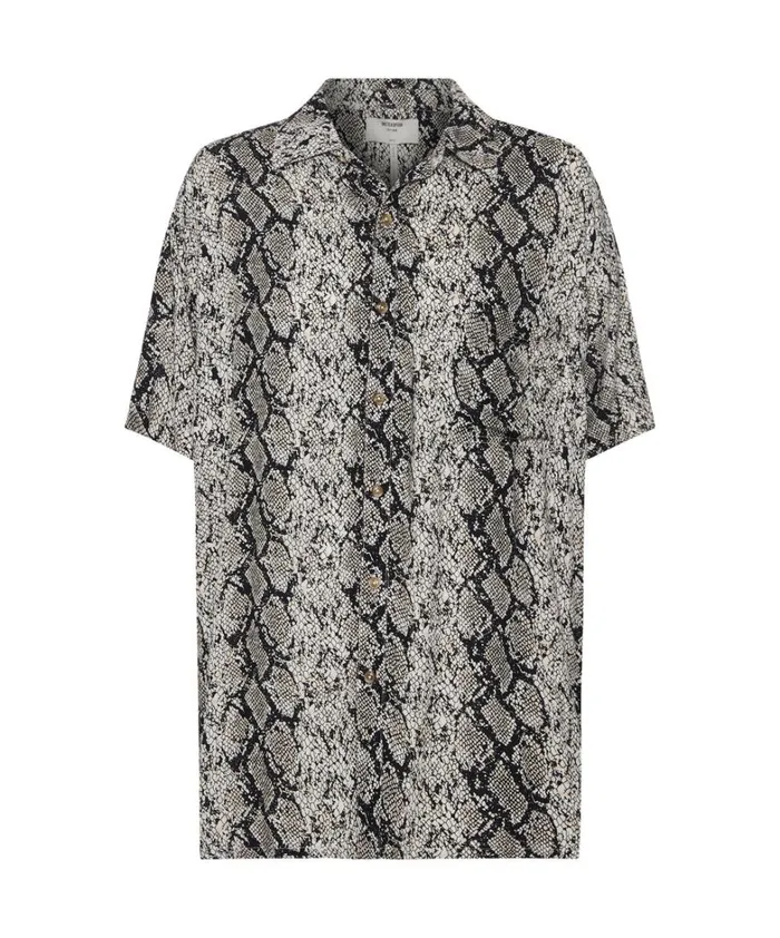 One Teaspoon Shirts MIDH SNAKE UNISEX SHIRT 8211 Women One Teaspoon Shirts MIDH SNAKE UNISEX SHIRT 8211 Women