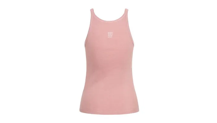 One Teaspoon Tees and Tanks BLUSH BAMBOO LOGO SINGLET 8211 Women One Teaspoon Tees and Tanks BLUSH BAMBOO LOGO SINGLET 8211 Women