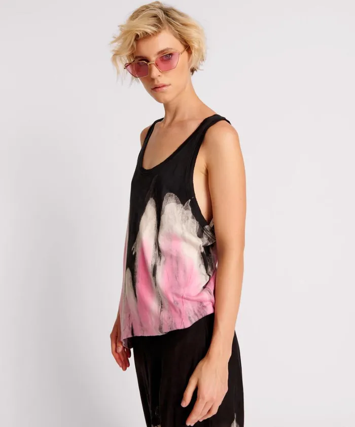 One Teaspoon Tees and Tanks HAND DYED ICECREAM DADDIO SINGLET 8211 Women