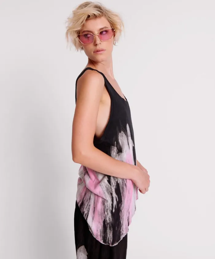 One Teaspoon Tees and Tanks HAND DYED ICECREAM DADDIO SINGLET 8211 Women