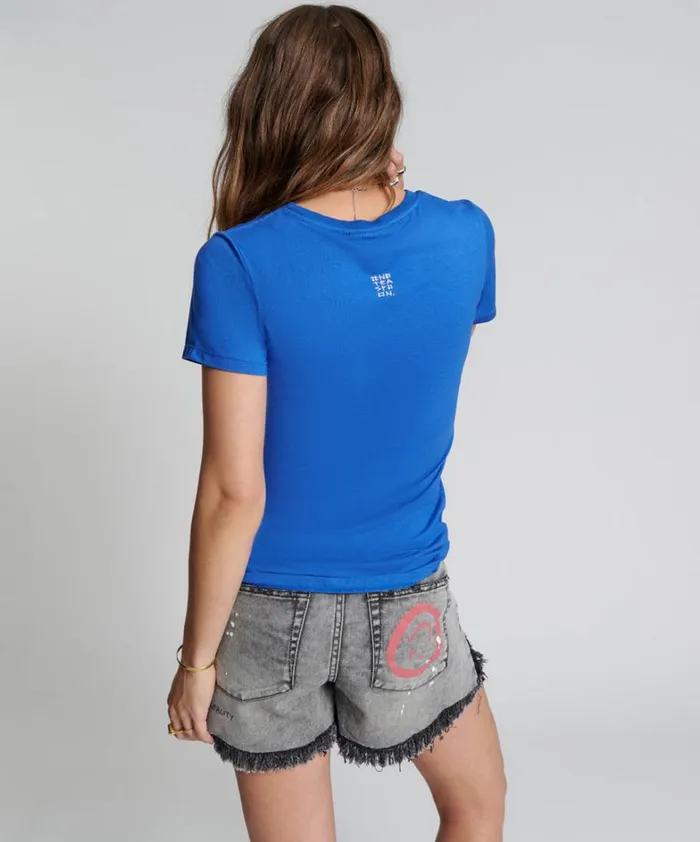One Teaspoon Tees and Tanks WELCOME TO REALITY FITTED TEE 8211 Women One Teaspoon Tees and Tanks WELCOME TO REALITY FITTED TEE 8211 Women