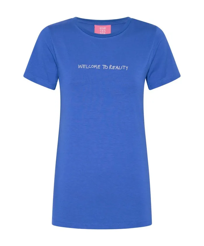 One Teaspoon Tees and Tanks WELCOME TO REALITY FITTED TEE 8211 Women One Teaspoon Tees and Tanks WELCOME TO REALITY FITTED TEE 8211 Women