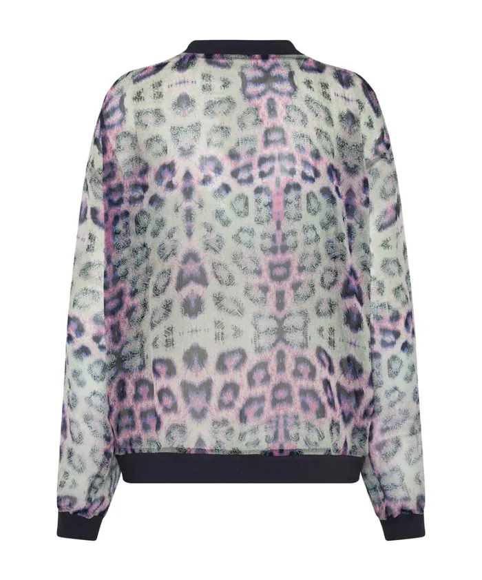 One Teaspoon Tops COLLISION CHIFFON LONGSLEEVE TOP 8211 Women One Teaspoon Tops COLLISION CHIFFON LONGSLEEVE TOP 8211 Women