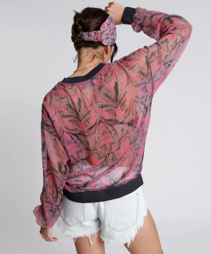 One Teaspoon Tops KALEIDOSCOPE CREW LONG SLEEVE TOP 8211 Women One Teaspoon Tops KALEIDOSCOPE CREW LONG SLEEVE TOP 8211 Women