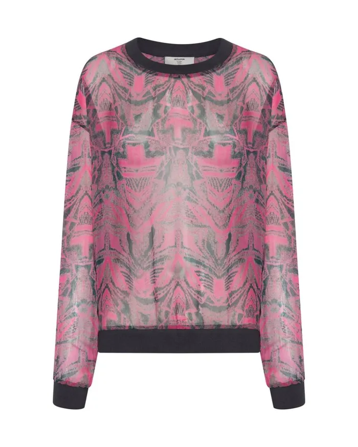 One Teaspoon Tops KALEIDOSCOPE CREW LONG SLEEVE TOP 8211 Women One Teaspoon Tops KALEIDOSCOPE CREW LONG SLEEVE TOP 8211 Women