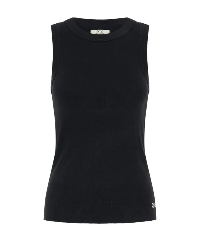 One Teaspoon Tops OTS EQUIPMENT TANK BLACK 8211 Women One Teaspoon Tops OTS EQUIPMENT TANK BLACK 8211 Women