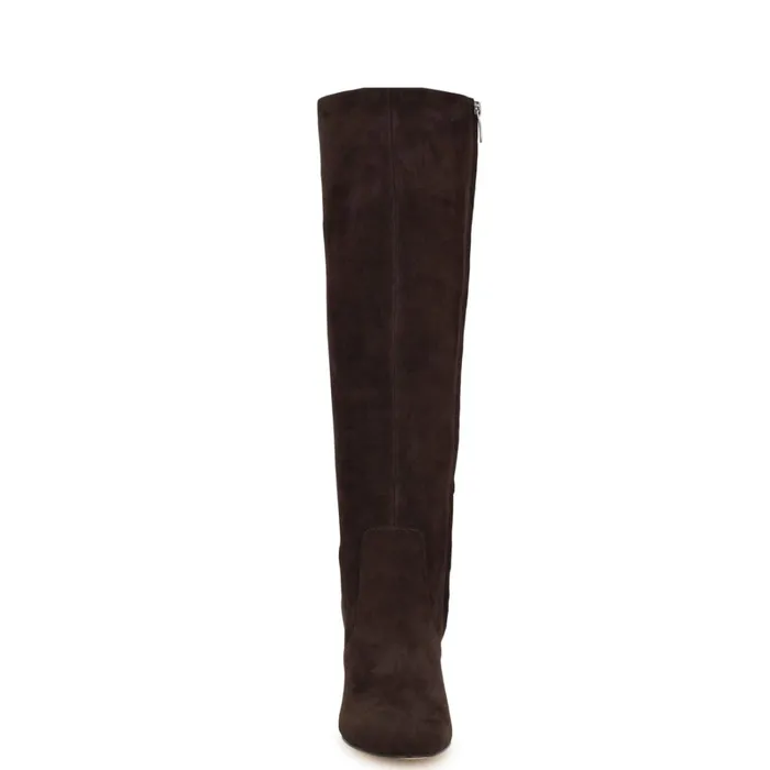 Otton Dress Boots Dark Brown Women Nine West Boots and Booties Otton Dress Boots Dark Brown Women Nine West Boots and Booties
