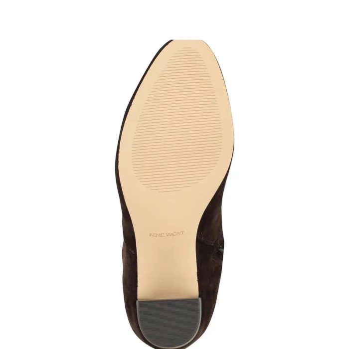Otton Dress Boots Dark Brown Women Nine West Boots and Booties Otton Dress Boots Dark Brown Women Nine West Boots and Booties
