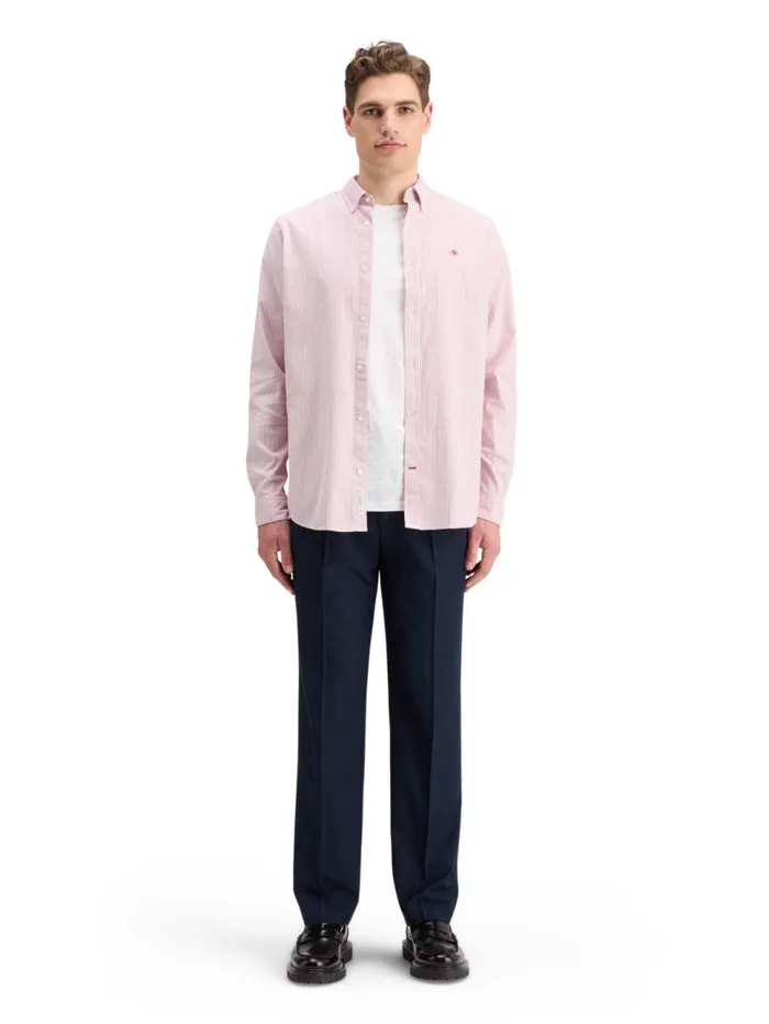 OXFORD STRIPE Whitered Stripe Men Scotch and Soda Shirts