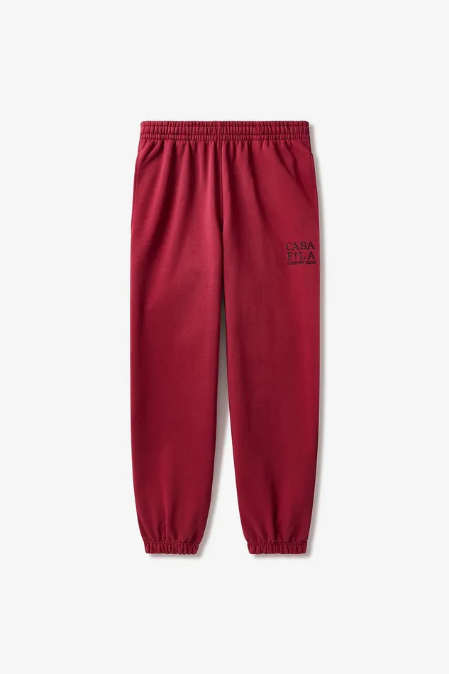 Pants and Shorts Men Fila CASA FILA Country Club Jogger 600 Tinetan Red