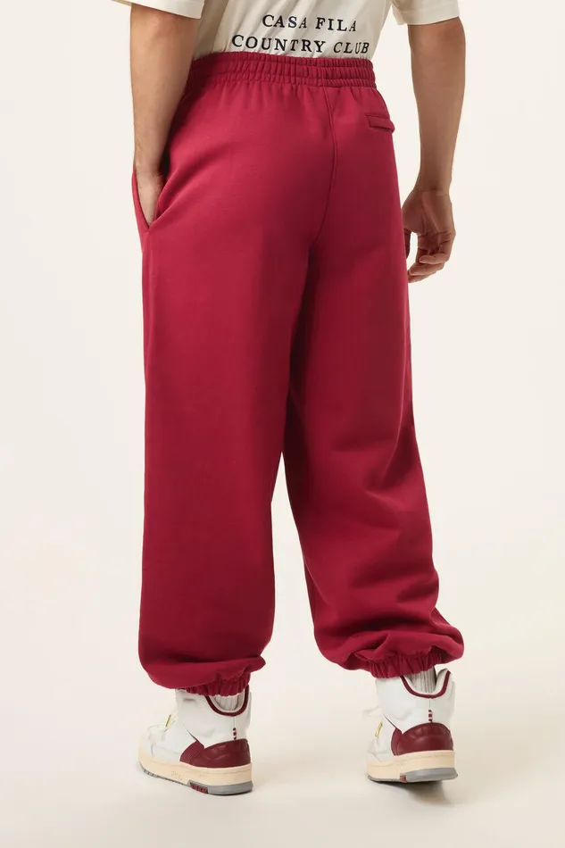 Pants and Shorts Men Fila CASA FILA Country Club Jogger 600 Tinetan Red Pants and Shorts Men Fila CASA FILA Country Club Jogger 600 Tinetan Red