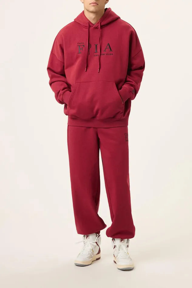 Pants and Shorts Men Fila CASA FILA Country Club Jogger 600 Tinetan Red Pants and Shorts Men Fila CASA FILA Country Club Jogger 600 Tinetan Red