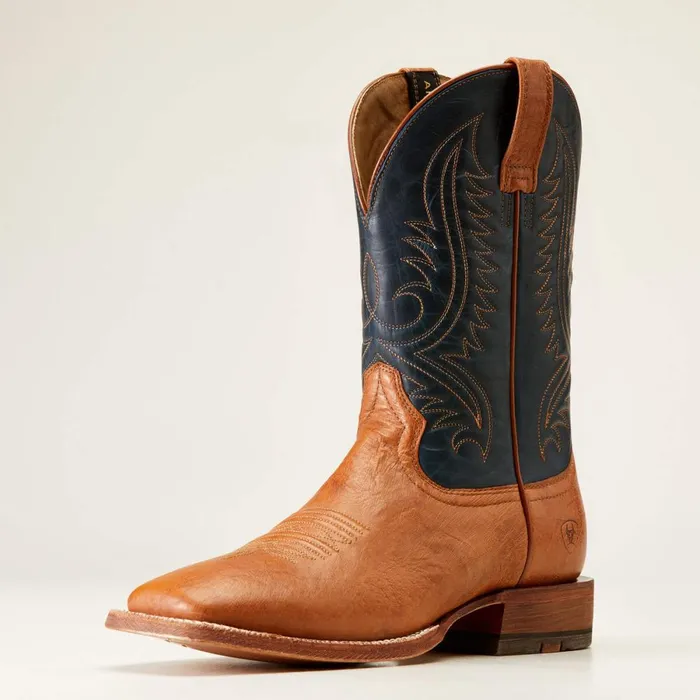 Paxton Pro Cowboy Boot Antique Tan Smooth Quill Ostri Men Ariat Western Boots
