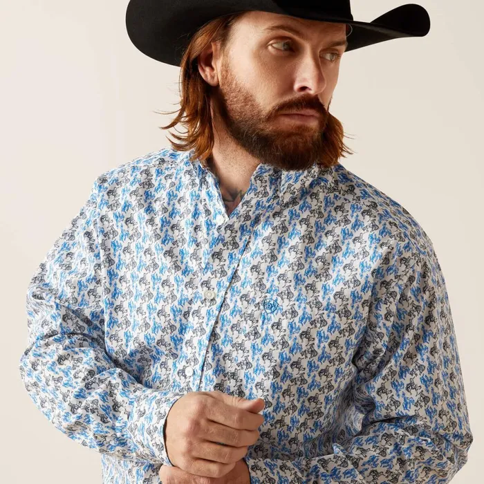 Peerce Classic Fit Shirt White Men Ariat Button Down Shirts Peerce Classic Fit Shirt White Men Ariat Button Down Shirts