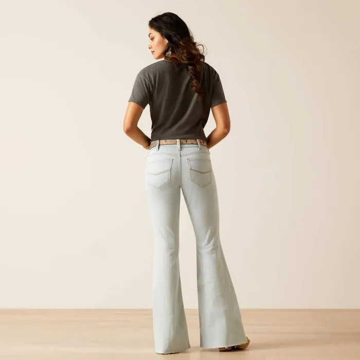 Perfect Rise Ophelia Flare Ice Women Ariat Denim Perfect Rise Ophelia Flare Ice Women Ariat Denim