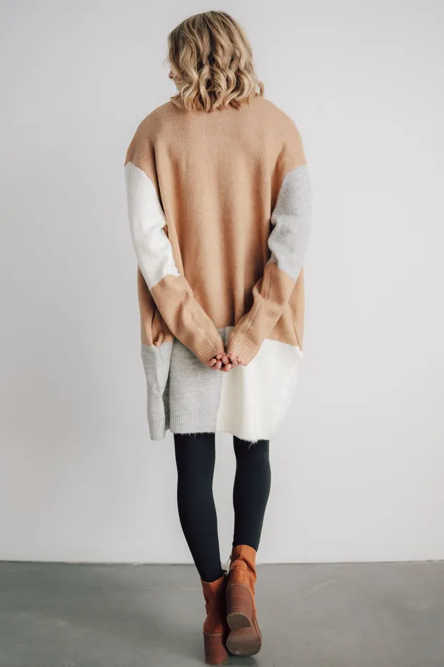 Pierson Color Block Cardigan Camel Women Baltic Born Cardigans