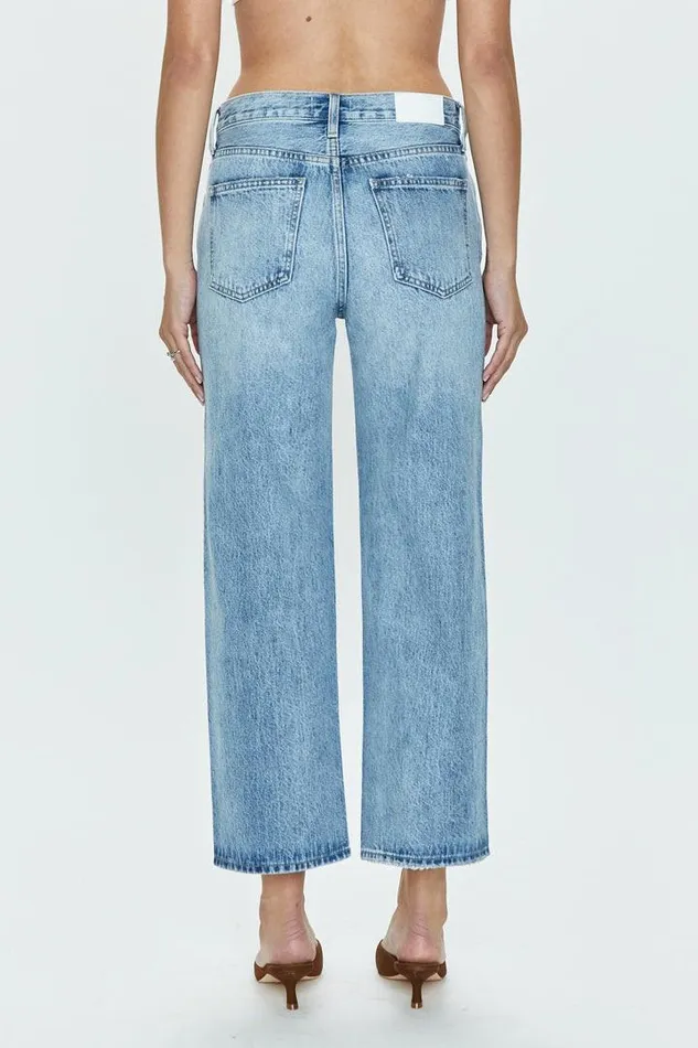 Pistola Denim Denim Women Bobbie Mid Rise Loose Straight Ankle 8211 Magnolia Magnolia