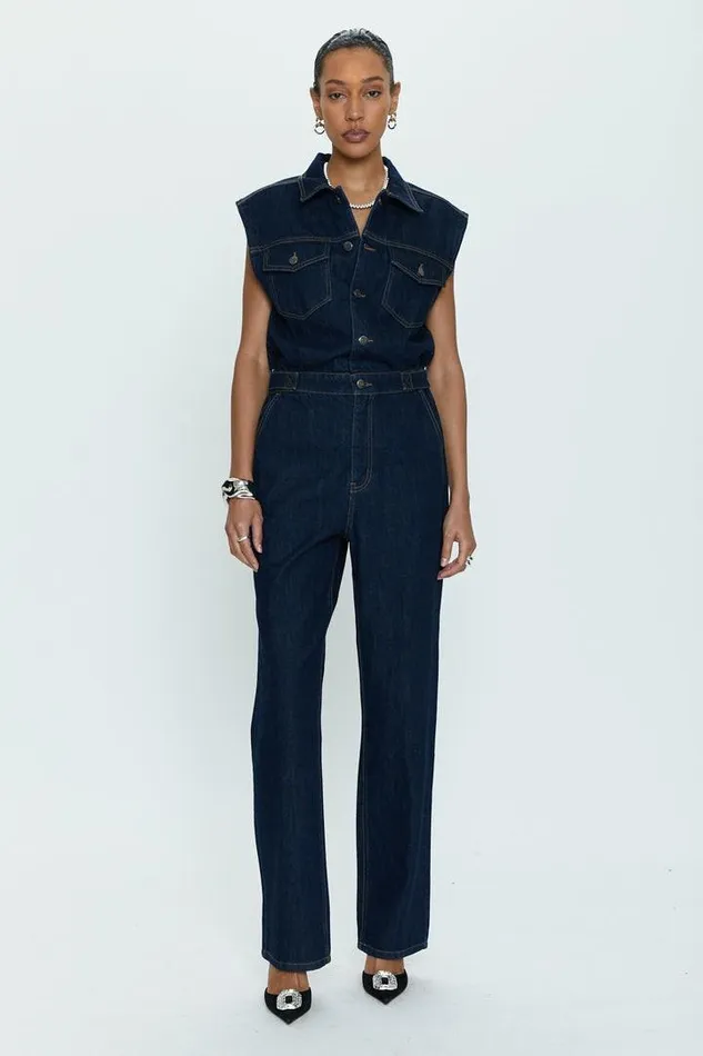 Pistola Denim Denim Women Brooks Sleeveless Jumpsuit 8211 Iggy Iggy