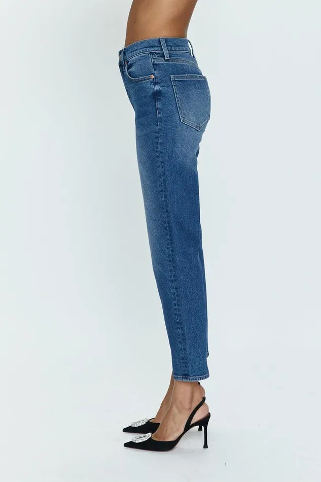 Pistola Denim Denim Women Charlie High Rise Classic Straight Ankle 8211 Augustus Augustus