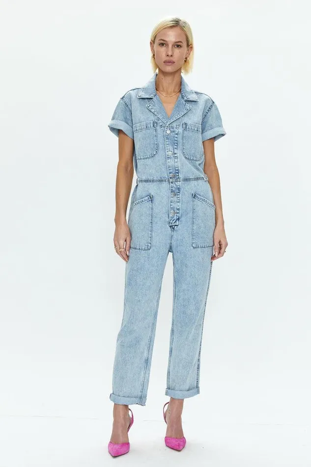 Pistola Denim Denim Women Grover Short Sleeve Field Suit 8211 Breeze Breeze