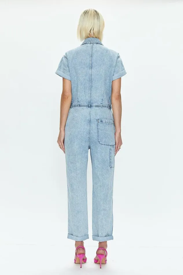 Pistola Denim Denim Women Grover Short Sleeve Field Suit 8211 Breeze Breeze