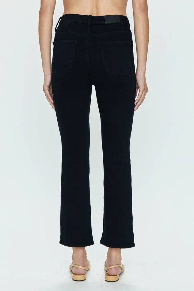 Pistola Denim Denim Women Lennon High Rise Crop Boot 8211 Dark Vinyl Dark Vinyl