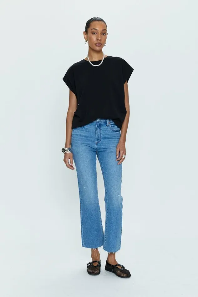 Pistola Denim Denim Women Lennon High Rise Crop Boot 8211 Langford Vintage Langford Vintage