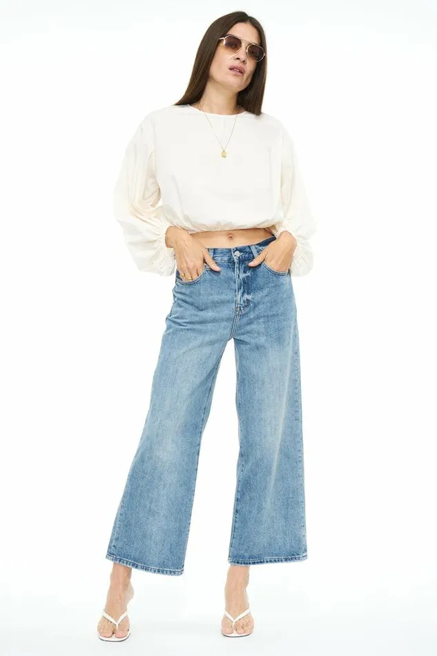 Pistola Denim Denim Women Loretta High Rise Wide Leg 8211 Antidote Antidote