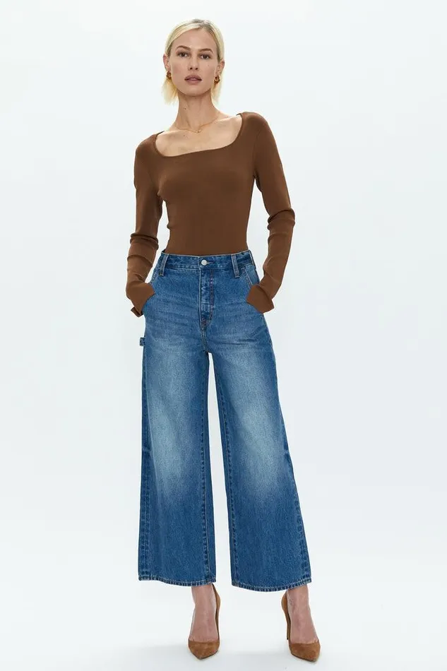 Pistola Denim Denim Women Loretta Utility High Rise Wide Leg Ankle 8211 Tonic Tonic