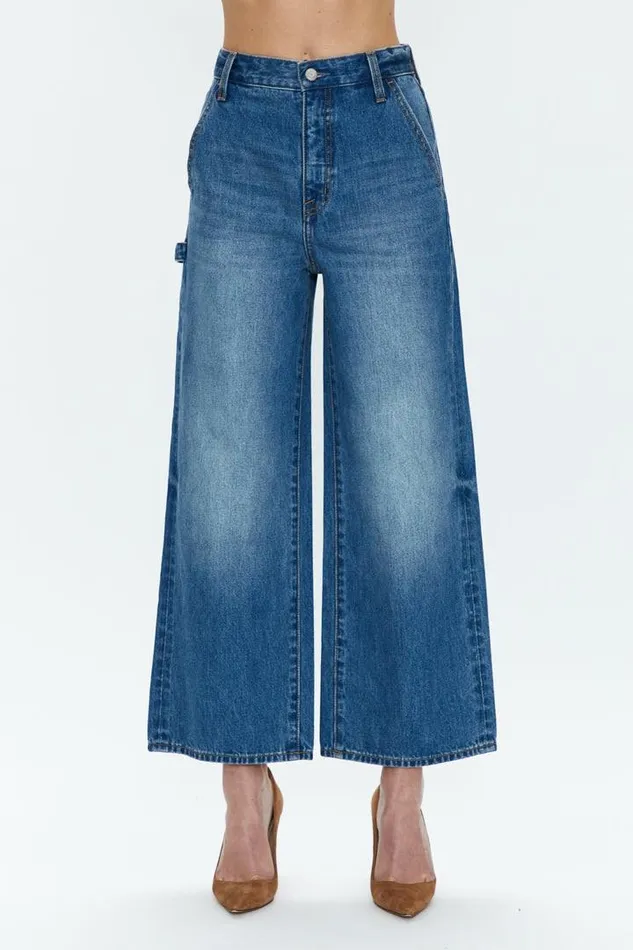 Pistola Denim Denim Women Loretta Utility High Rise Wide Leg Ankle 8211 Tonic Tonic