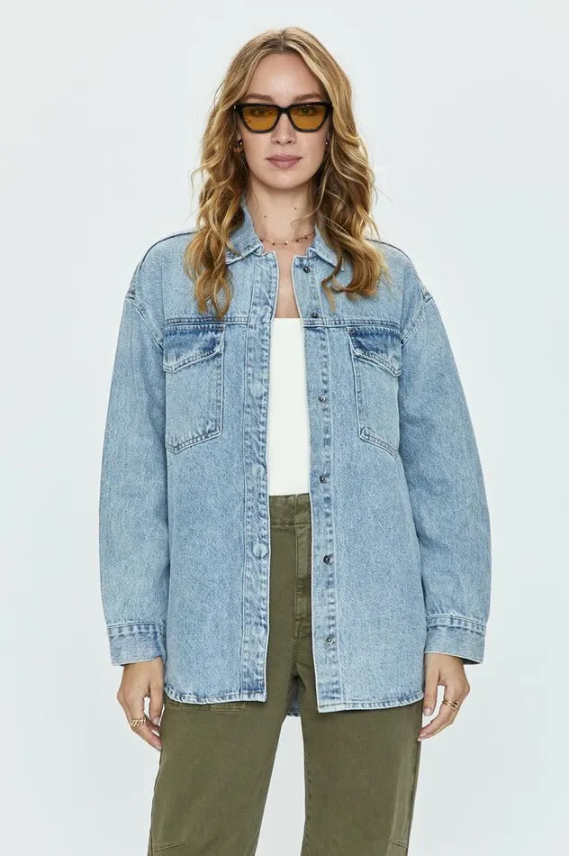 Pistola Denim Denim Women Mandy Oversized Shacket 8211 Paloma Paloma