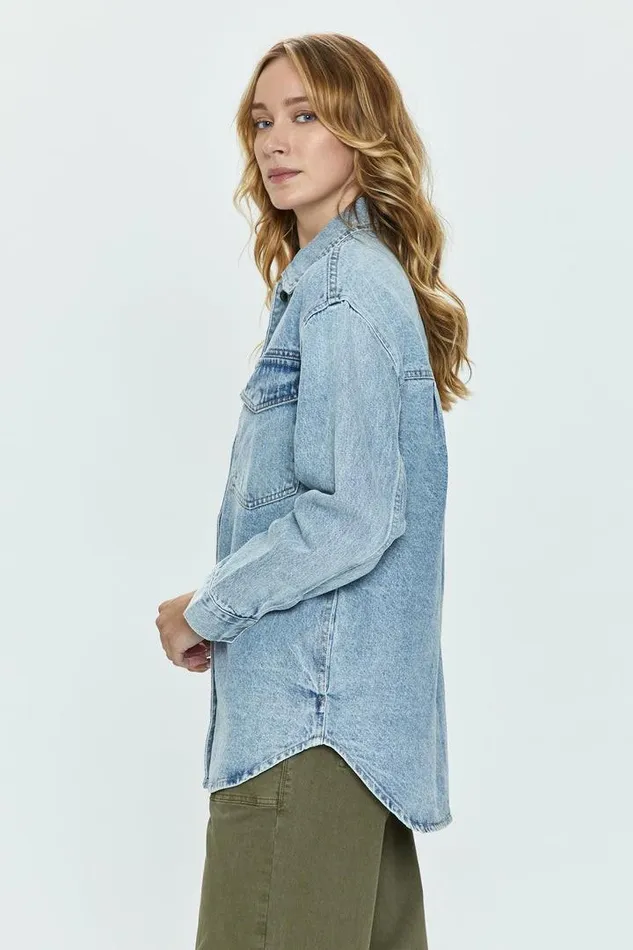 Pistola Denim Denim Women Mandy Oversized Shacket 8211 Paloma Paloma