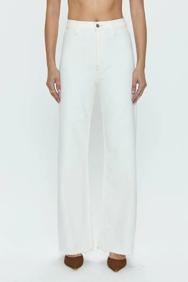 Pistola Denim Denim Women Penny High Rise Wide Leg 8211 Sand Sand