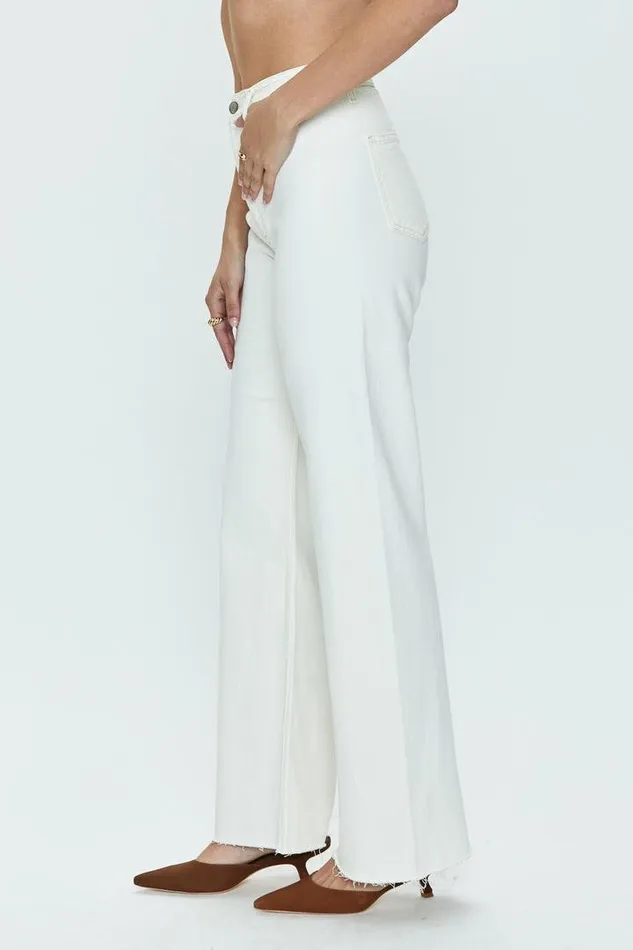 Pistola Denim Denim Women Penny High Rise Wide Leg 8211 Sand Sand