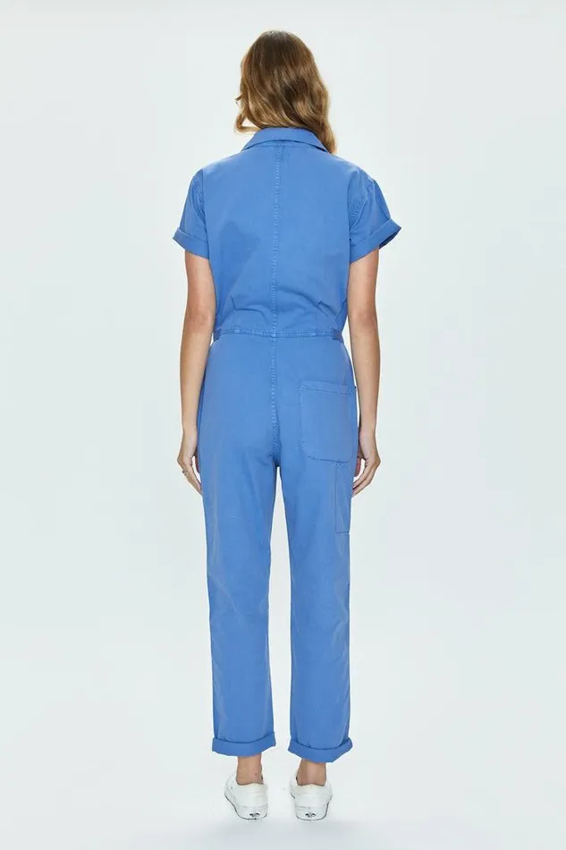 Pistola Denim Jumpsuits and Rompers Women Grover Field Suit 8211 Ocean Blue Ocean Blue
