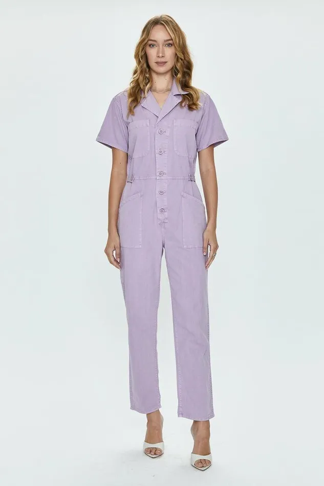 Pistola Denim Jumpsuits and Rompers Women Grover Short Sleeve Field Suit 8211 Iris Iris Pistola Denim Jumpsuits and Rompers Women Grover Short Sleeve Field Suit 8211 Iris Iris