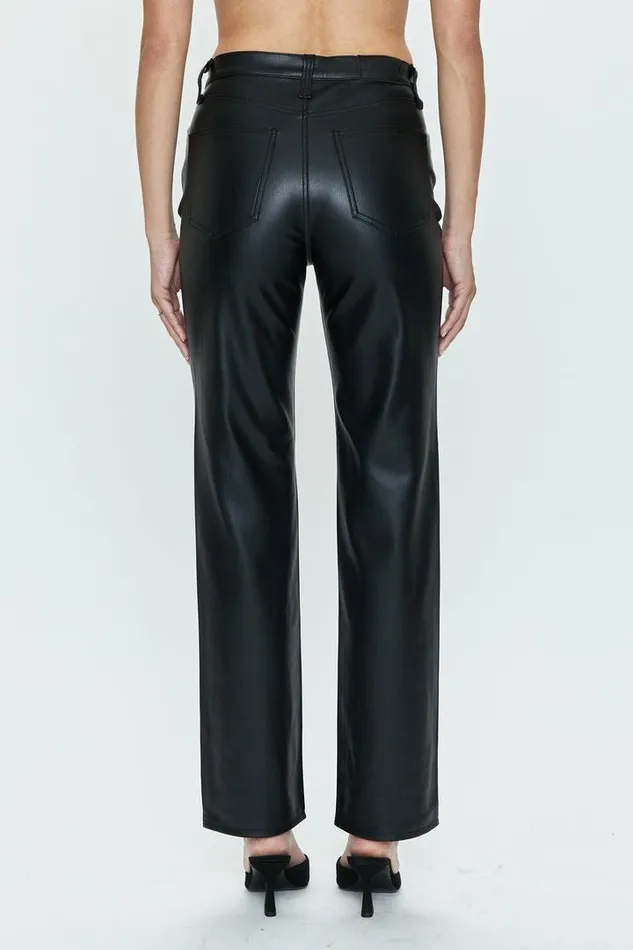 Pistola Denim Pants Women Cassie Super High Rise Straight 8211 Slate Black Slate Black