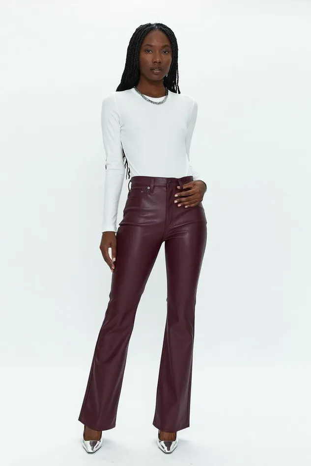 Pistola Denim Pants Women Dana High Rise Boot 8211 Dark Rose Dark Rose