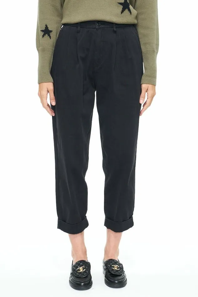 Pistola Denim Pants Women Kellin Pleated Trouser 8211 Fade To Black Fade To Black