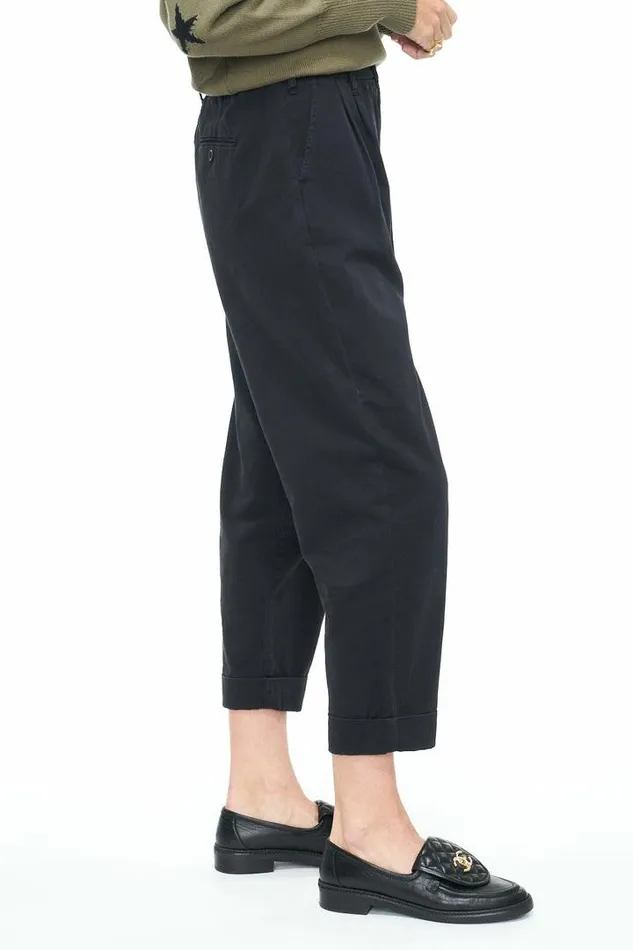Pistola Denim Pants Women Kellin Pleated Trouser 8211 Fade To Black Fade To Black