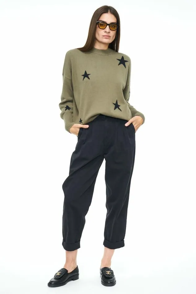 Pistola Denim Pants Women Kellin Pleated Trouser 8211 Fade To Black Fade To Black
