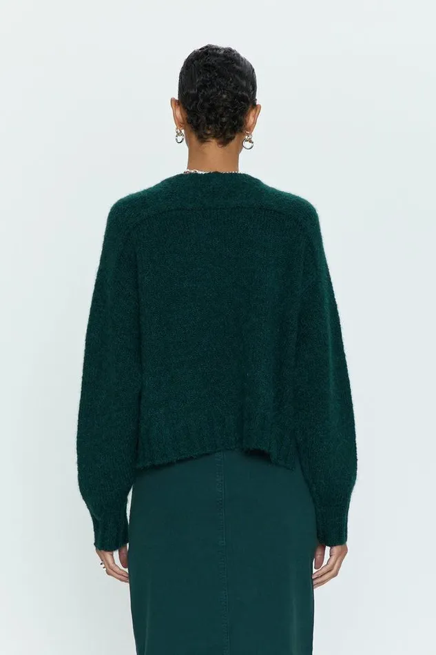 Pistola Denim Sweaters and Knits Women Adina Every Day Sweater 8211 Pine Pine